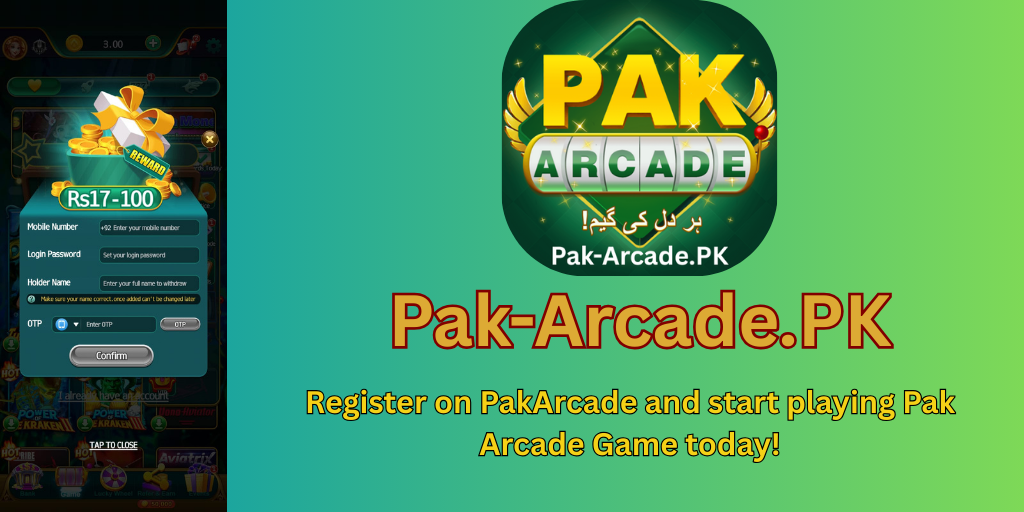 Pak Arcade Register