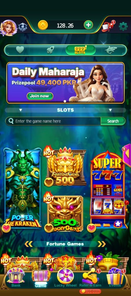 Slot Games in Pak Arcade APK
